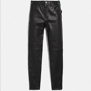 Coach Leather Pants